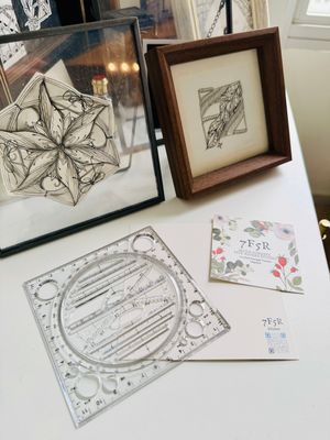 7F5R Studio - Simply Spun Stencil &amp; PDF Tutorial 2.0