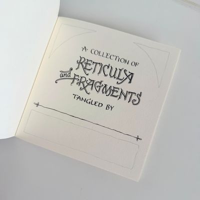 Reticula &amp; Fragments Journal by Zentangle Inc.