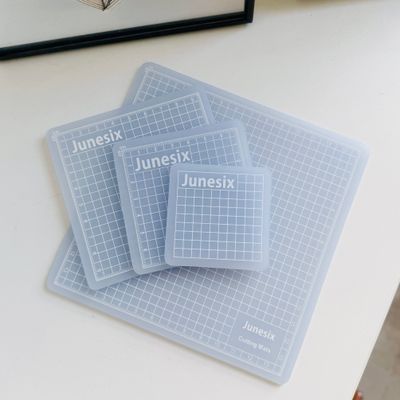 Junesix . Set of 4 Cutting Mats . Semi Opaque