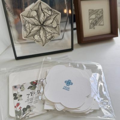 7F5R Studio - Mixed Shaped Watercolour Paper Tiles - Set of 14pc