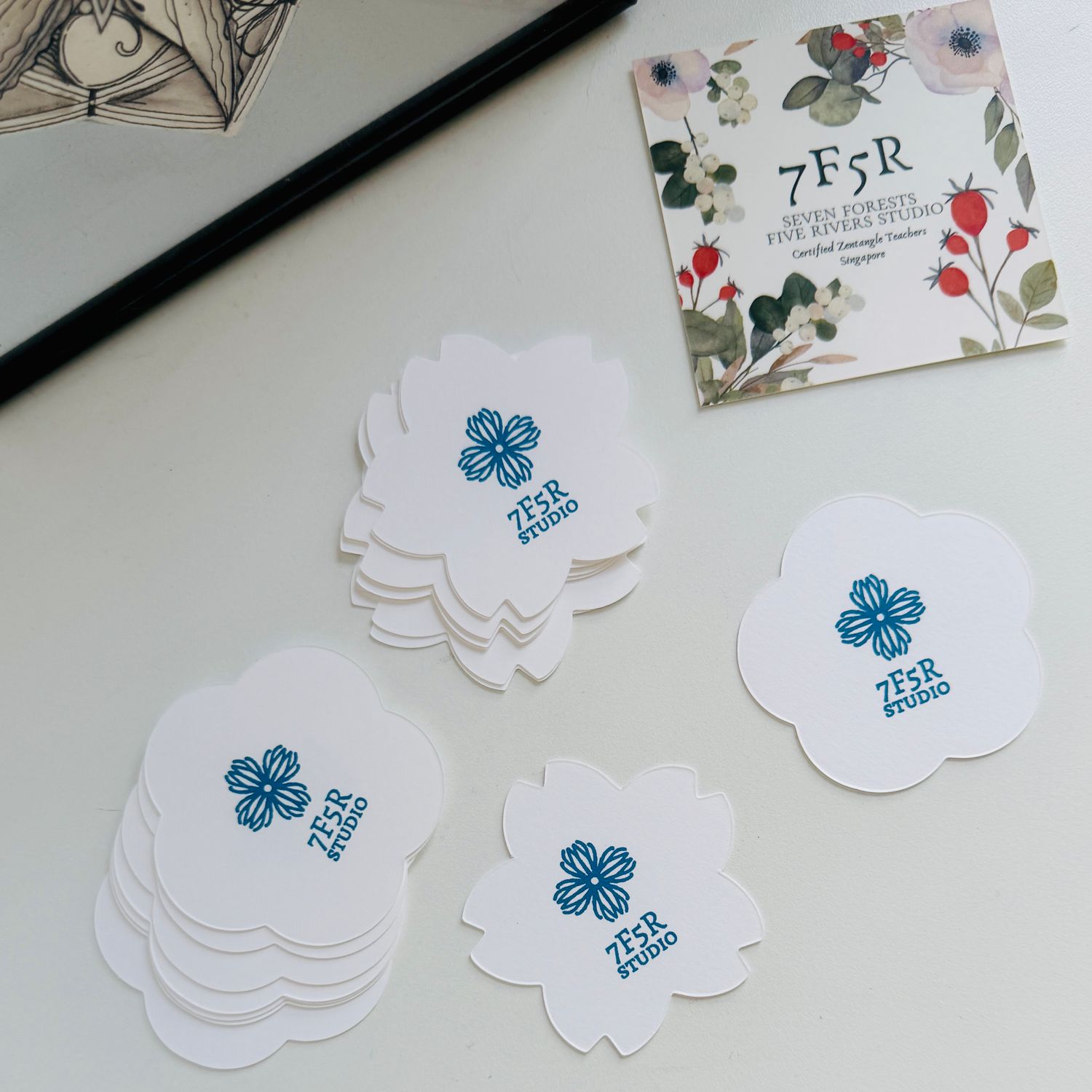 7F5R Studio - The Flowering - Mini Sakura and Blossoming Tiles - Set of 7pc x 2