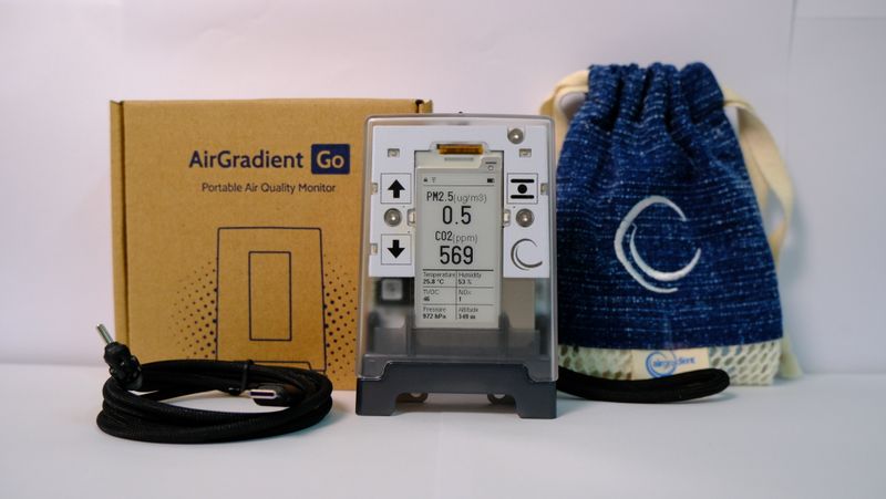 AirGradient Go Portable Monitor P-1PSG (Fully Assembled &amp; Tested)