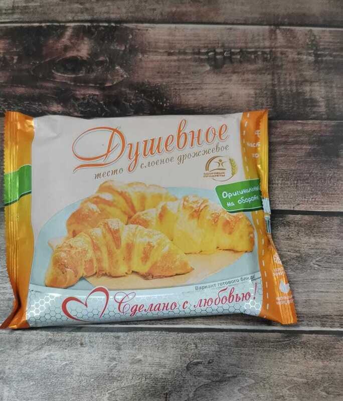 ТЕСТО СЛОЕНОЕ Дрожжевое 500Г