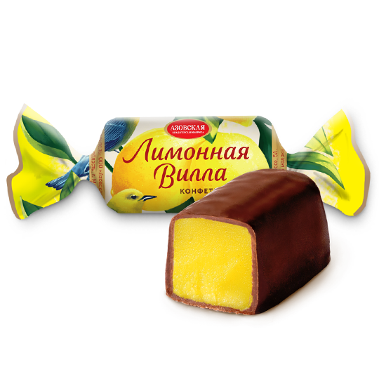 Конфеты помадные глазированные "Лимонная Вилла" (весовые)