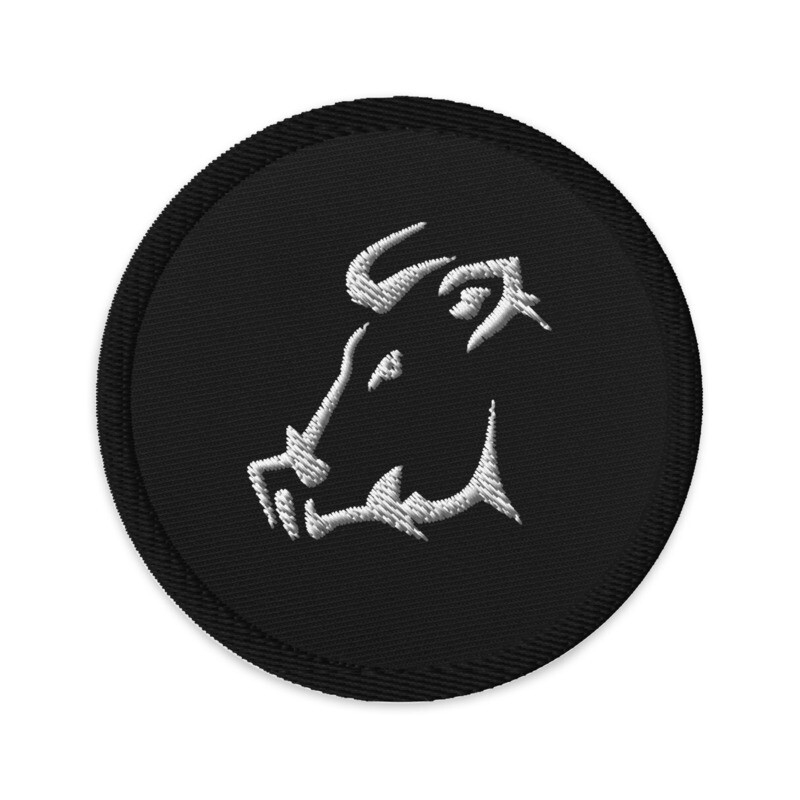 Grimbarians Embroidered Patches - Circular
