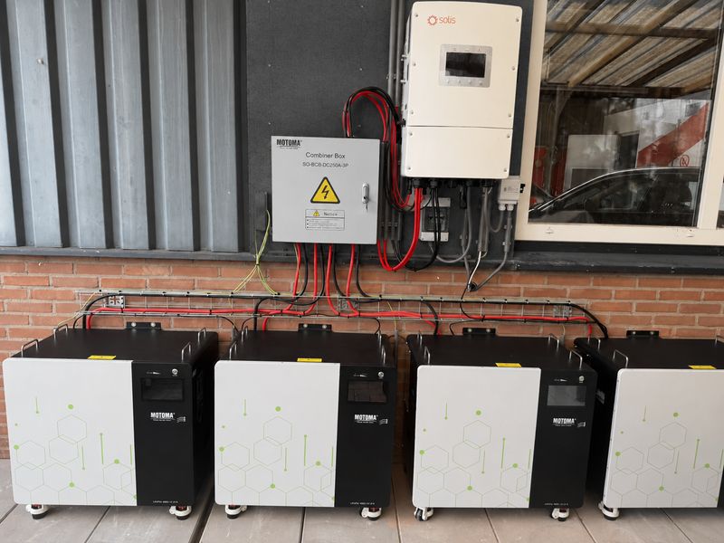 M91 low voltage batterij met een opslag van 20,48 kWh