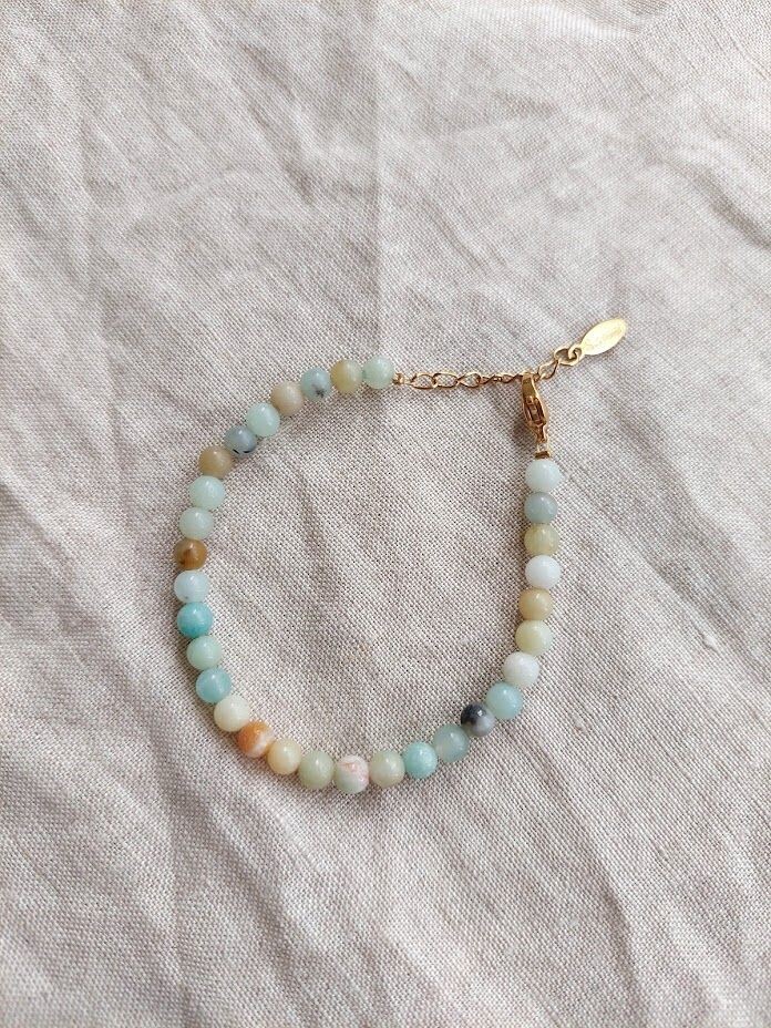 Gemstone bracelet - amazonite