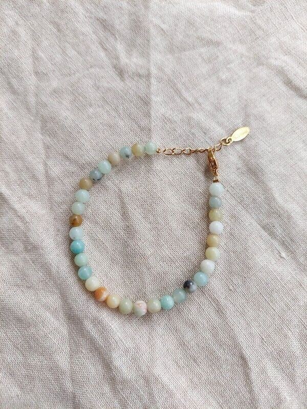 Gemstone bracelet - amazonite
