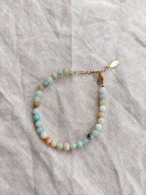 Gemstone bracelet - amazonite