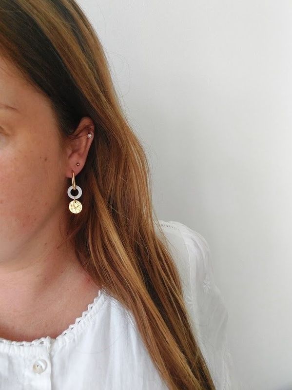 Summer shell earrings