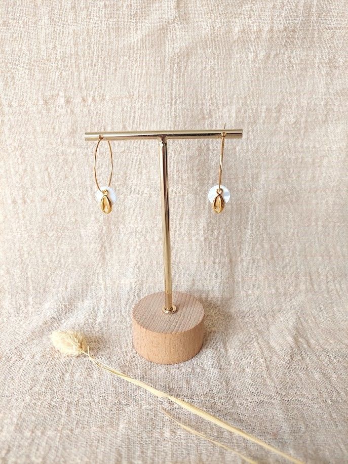 Mauve earrings