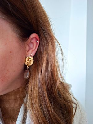 Terra brown earrings