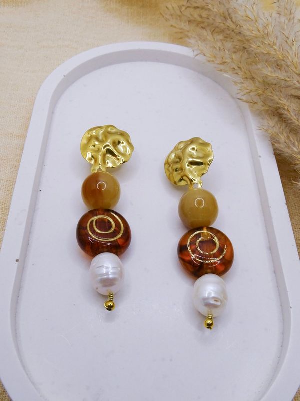 Terra layer earrings