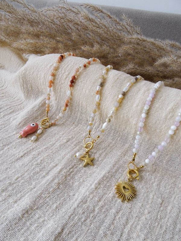 Ibiza charm necklaces