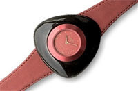 Puzzle Uhr rot