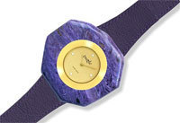 Puzzle Uhr Violett