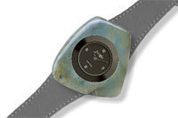 Puzzle Uhr in grau