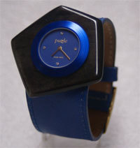 Puzzle Uhr in Blau
