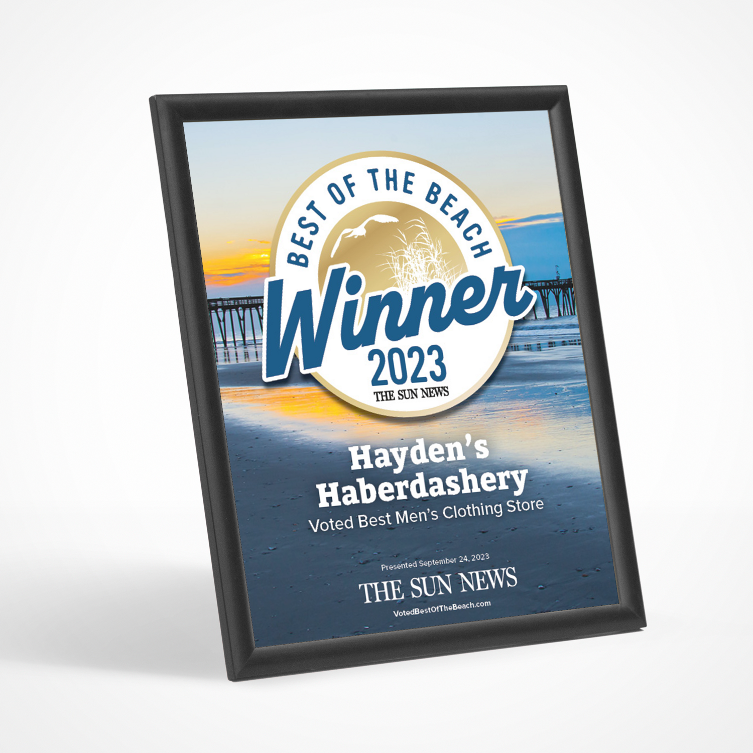 Winner's Modern Plaque