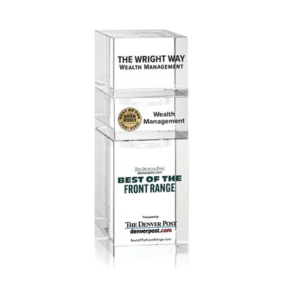 Crystal Winner's Award - Stackable Tower