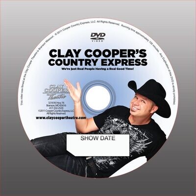 LIVE SHOW DVD: Clay Cooper's Country Express