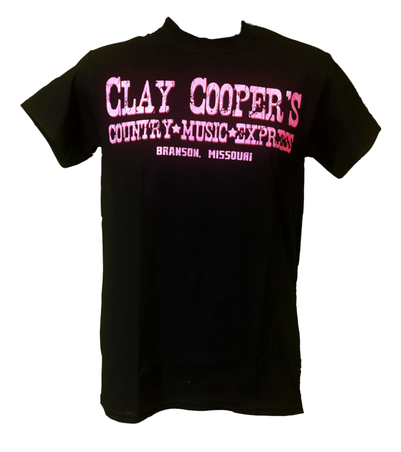 Youth Black Clay Cooper T-Shirt
(pink or orange)
