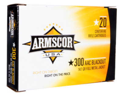 ARMSCOR 300 BLK 147GR FMJ