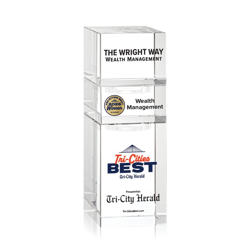 Crystal Winner's Award - Stackable Tower