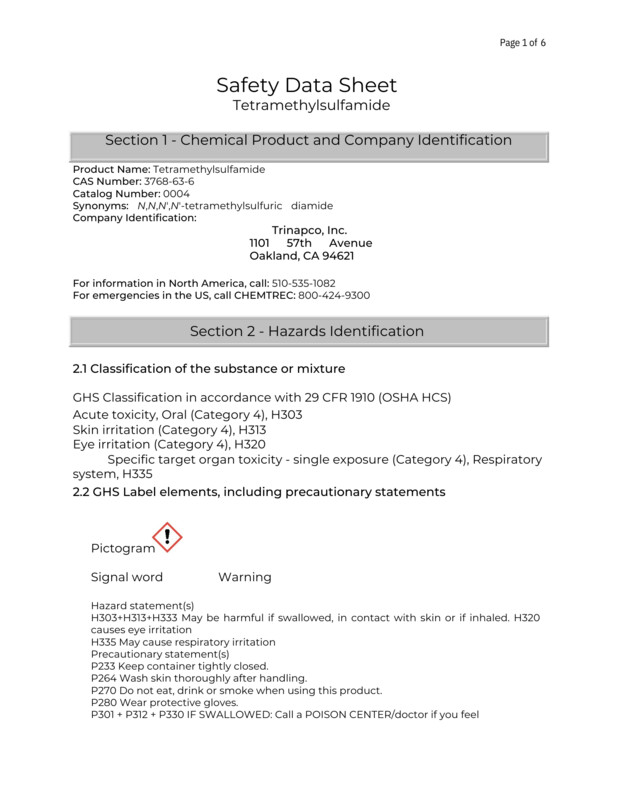 Tetramethylsulfamide