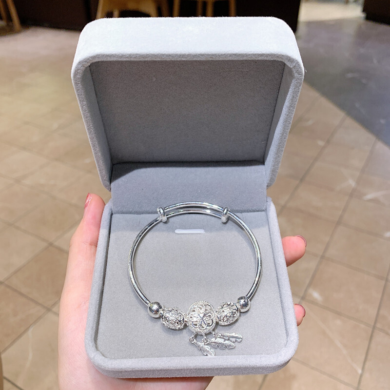 Silver Sterling Jewelry Dream Catcher 999 Character Printing Bracelet Female Student All-match