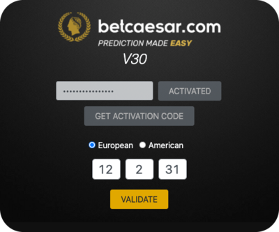 Betcaesar V30 (Predicts 3 numbers, Lifetime access)