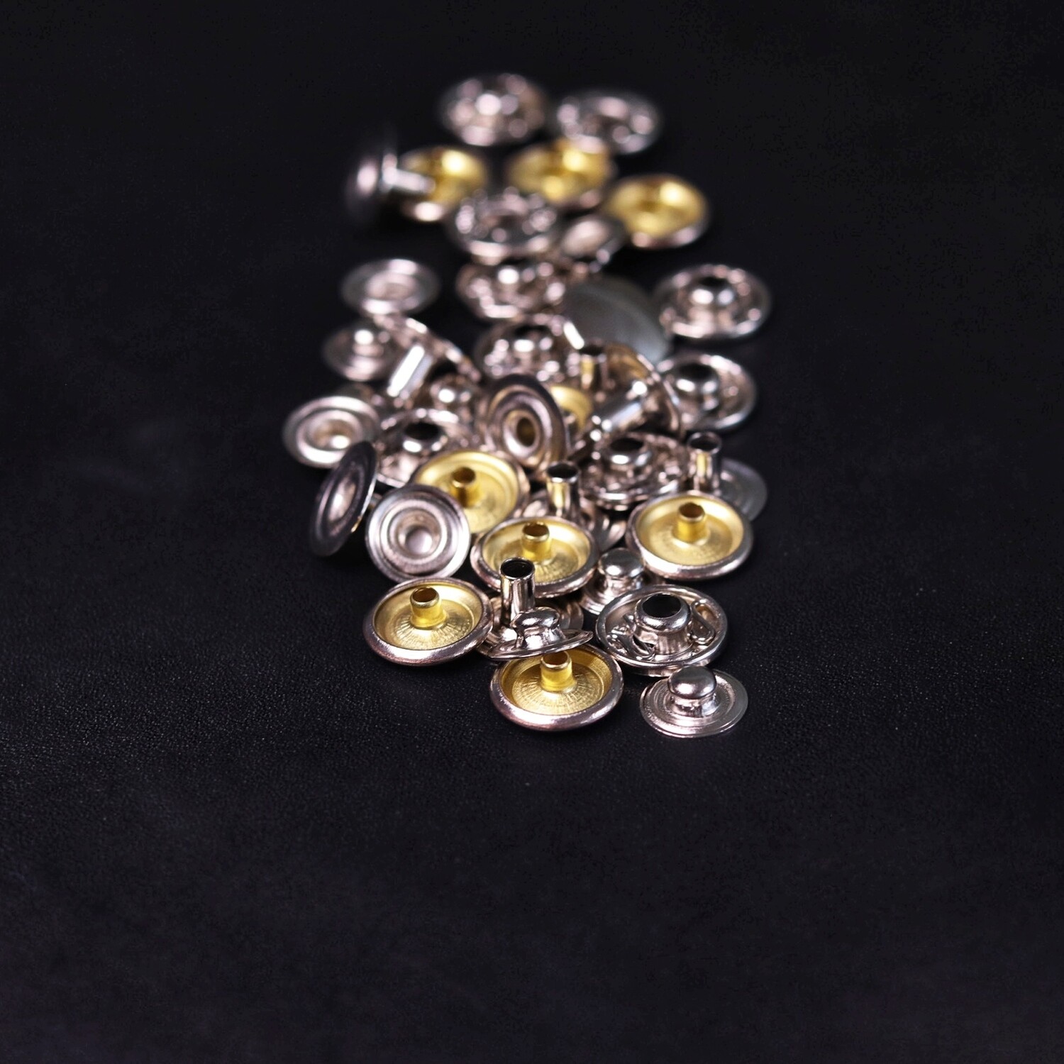 Snap Buttons - Silver 12mm (40pcs.)