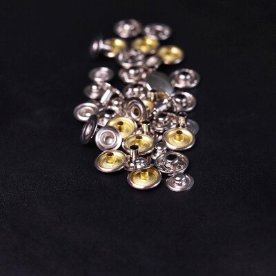 Snap Buttons - Silver 12.5mm (40pcs.)