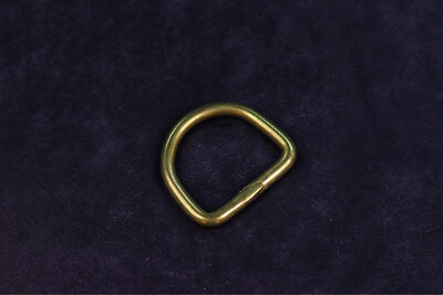 D - Ring 25x23x4mm (Solid Brass)