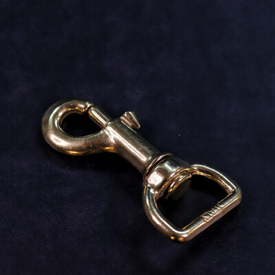 Snap Hook 27x74mm (Solid Brass)