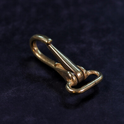 Snap Hook 22x62mm (Solid Brass)