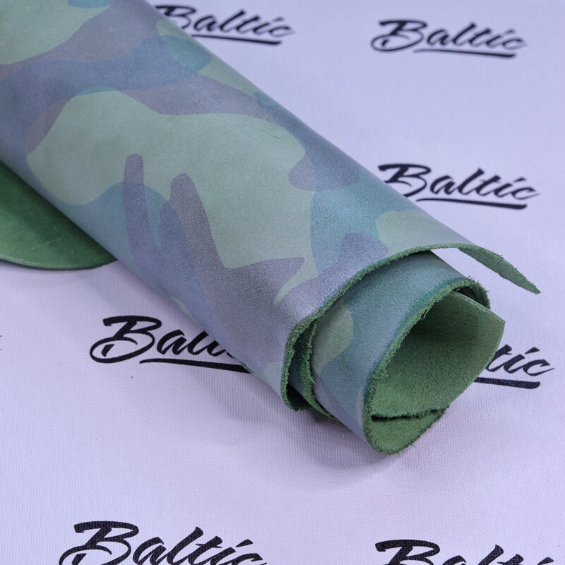 Camouflage White Wax Belly - Green