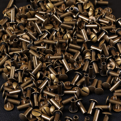 Chicago Screws - Old Brass 15mm
