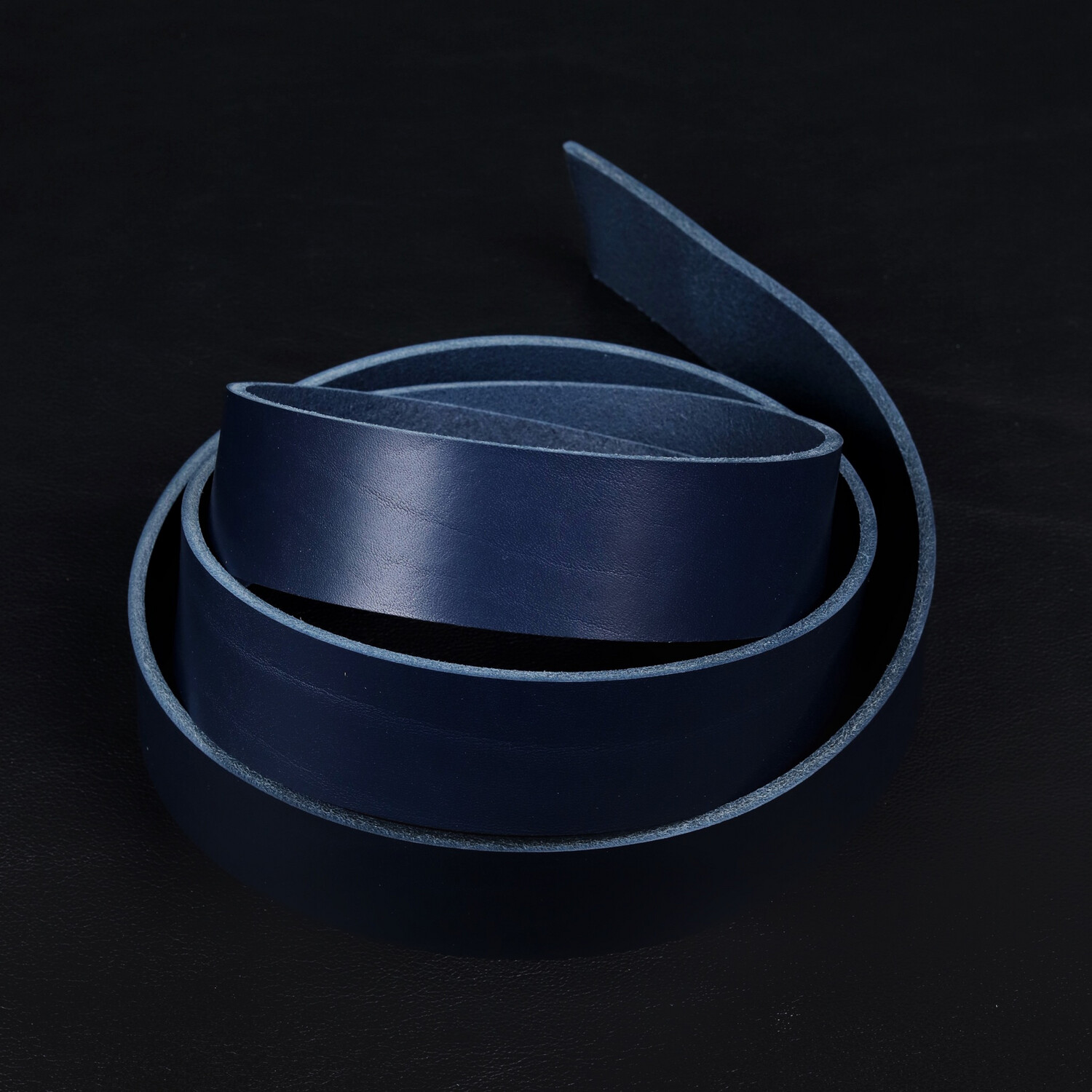 Leather Strap - Vincenzo Navy Blue