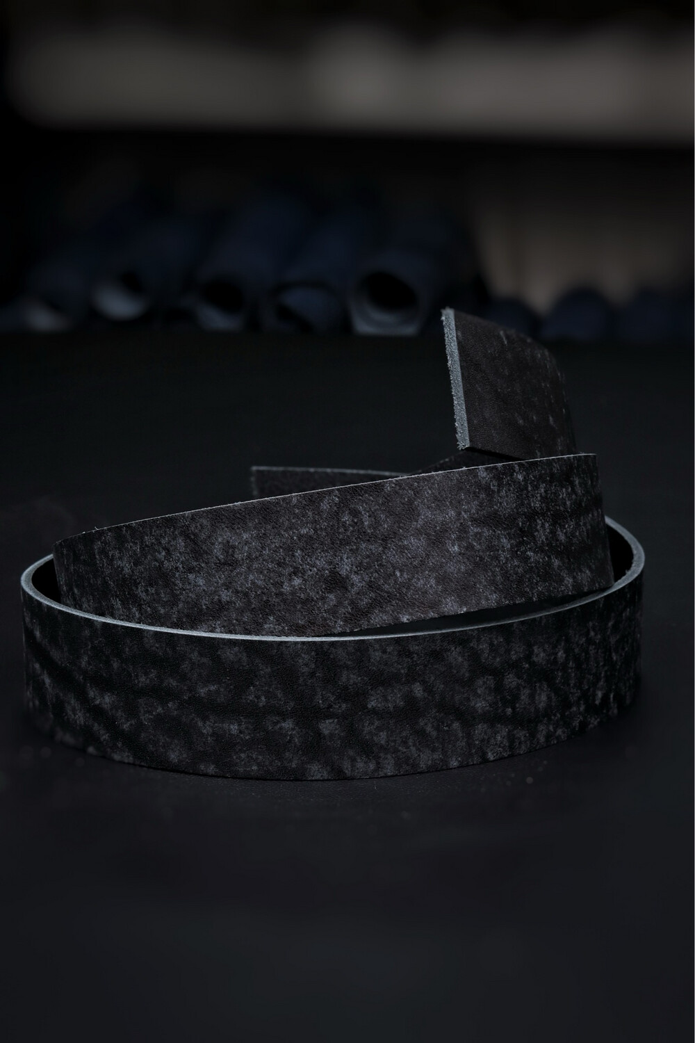 Leather Strap - Dessert Black