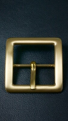 Belt Buckle - Matt Brass 40mm