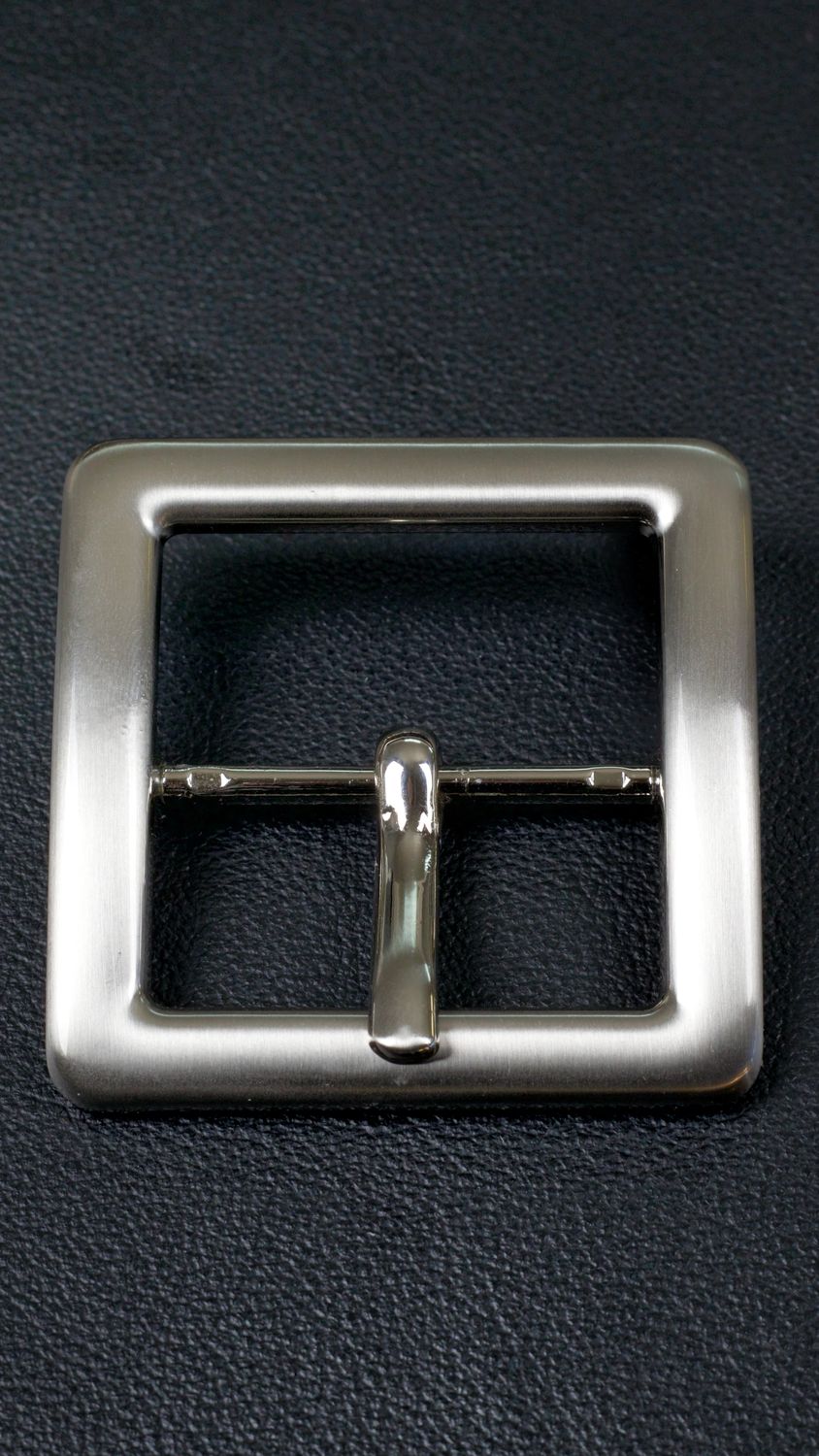 Belt Buckle - Matt Nickel 40mm