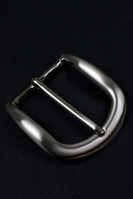 Belt Buckle - Matt Nickel 40mm