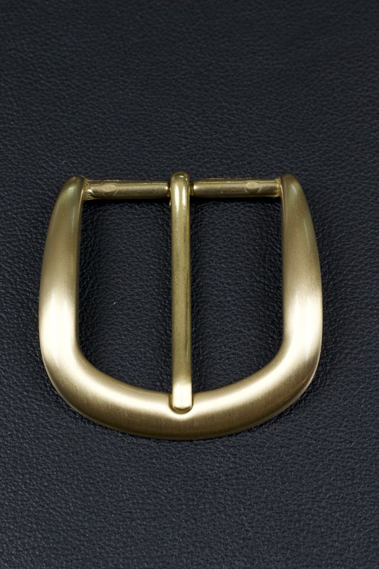 Belt Buckle - Matt Brass 40mm