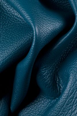 Embossed Grain Leather - Teal