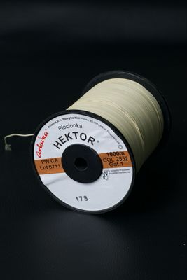 0.8mm Cream Waxed Braided Thread - HEKTOR