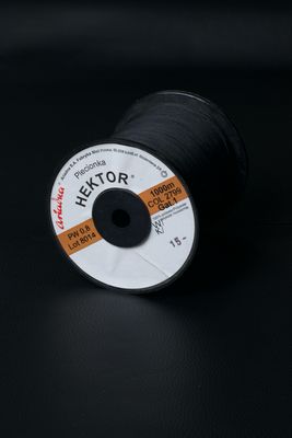 0.8mm Black Waxed Braided Thread - HEKTOR
