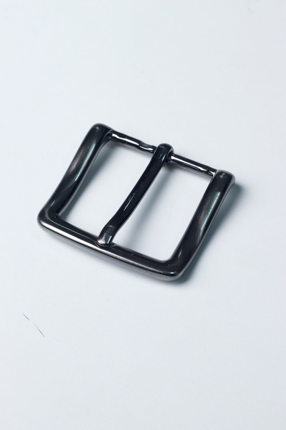 Solid Brass Belt Buckle - Black 40mm