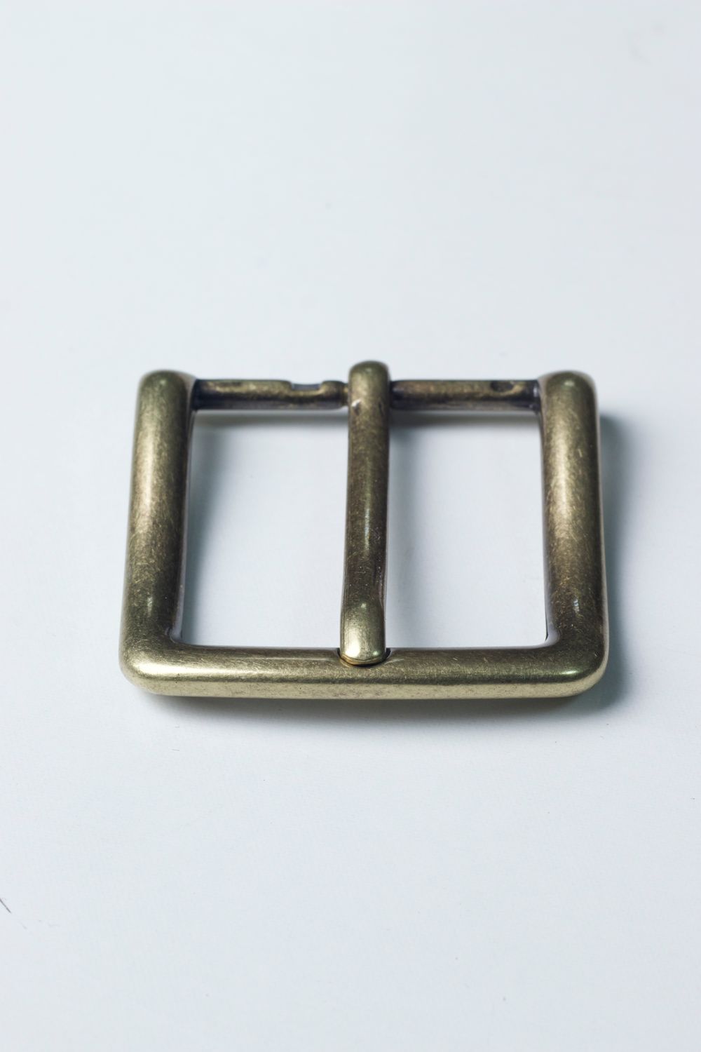 Solid Brass Belt Buckle - Old Brass 40mm