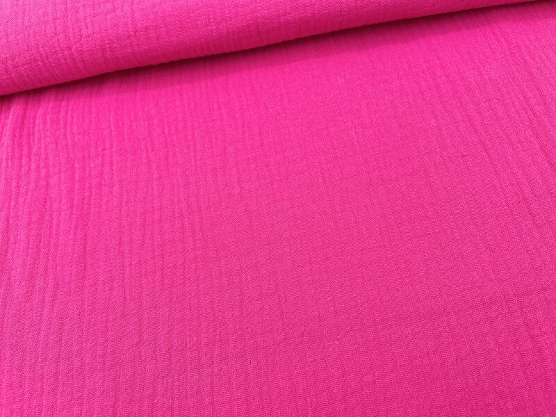 Musselin Pink Double Gauze Uni